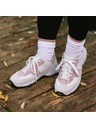 Vasky Botas Nordic Mellow - Damen Leder Outdoor Turnschuhe / Stiefel weiß-rosa Tschechische Produktion aus Zlín