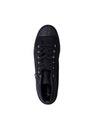 Vasky Damen Schwarze Leinen Knöchelschuhe / Turnschuhe Vasky Kanvasky High