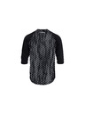 Horsefeathers Radtrikot Spike 3/4 - halbton/schwarz HORSEFEATHERS