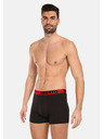 Nedeto Set mit sieben Herren-Boxershorts in schwarz Nedeto