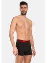 Nedeto Set mit sieben Herren-Boxershorts in schwarz Nedeto