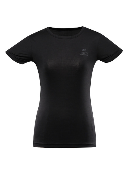 ALPINE PRO Schnelltrocknendes Damen-T-Shirt mit Cool Dry ALPINE PRO BASIKA schwarz