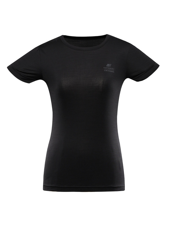 ALPINE PRO Schnelltrocknendes Damen-T-Shirt mit Cool Dry ALPINE PRO BASIKA schwarz