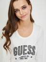 Guess Weißes Damen-Langarm-T-Shirt Guess Mirela