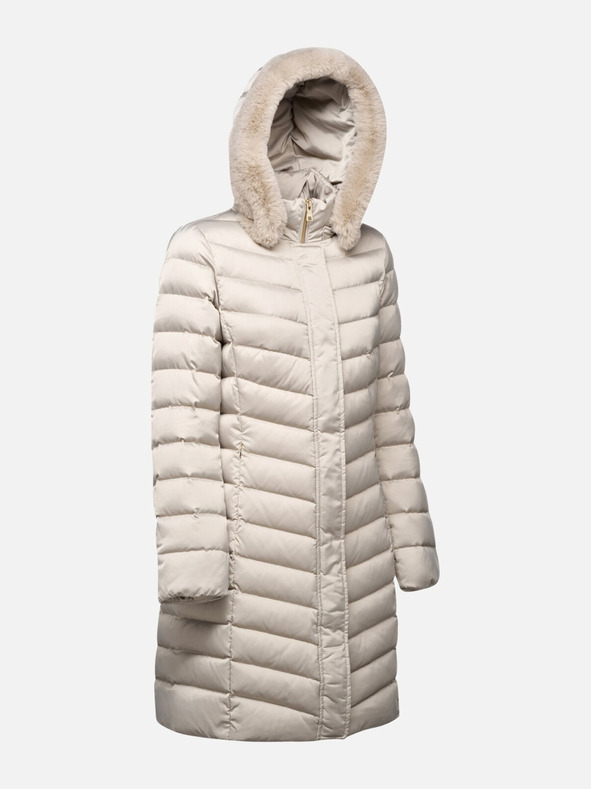 Geox Beige Damen Daunenjacke Geox Bettanie