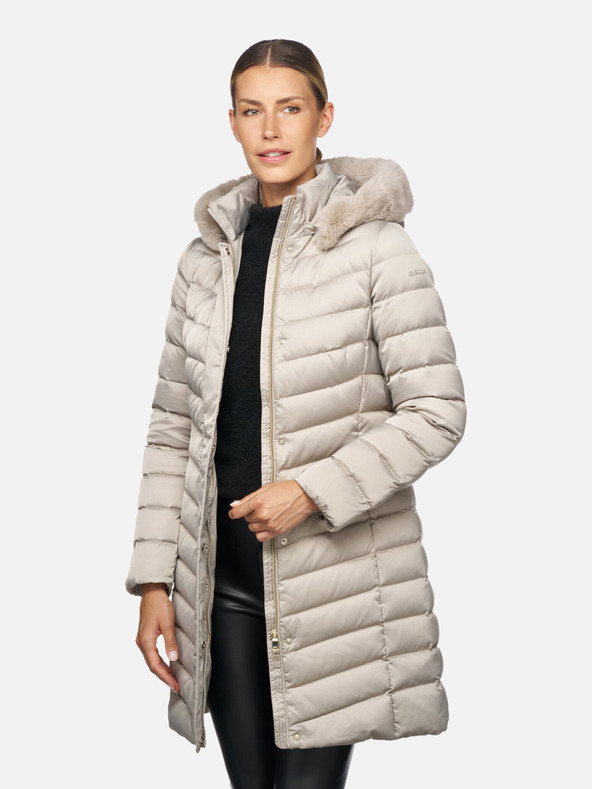 Geox Beige Damen Daunenjacke Geox Bettanie