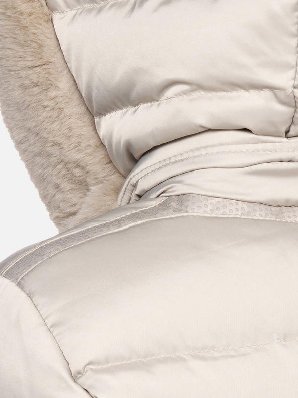 Geox Beige Damen Daunenjacke Geox Bettanie