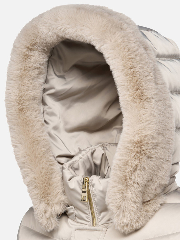 Geox Beige Damen Daunenjacke Geox Bettanie