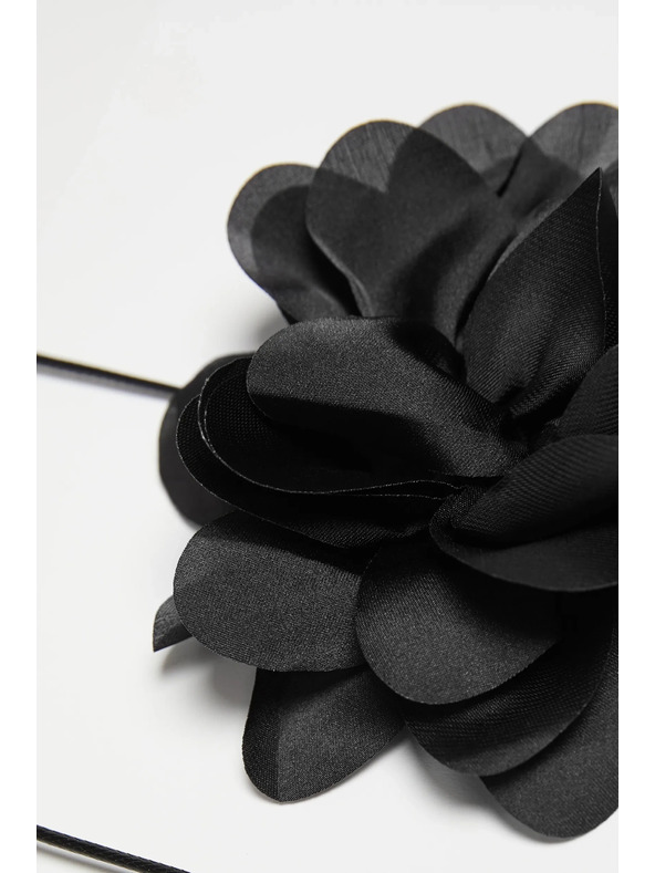 Moodo Schwarze Damen-Halskette Moodo