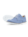 Vasky Damen Leder Semi Stiefel Blau - Frühling / Herbst Vasky Derby Stiefel