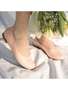 Vasky Vasky Misty Pink Leder Ballerinas Rosa - Frühling / Herbst Schuhe Tschechische Produktion aus Zlín 35 EU