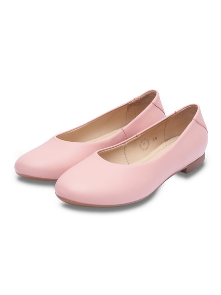Vasky Vasky Misty Pink Leder Ballerinas Rosa - Frühling / Herbst Schuhe Tschechische Produktion aus Zlín 35 EU