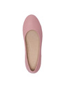 Vasky Vasky Misty Pink Leder Ballerinas Rosa - Frühling / Herbst Schuhe Tschechische Produktion aus Zlín 35 EU