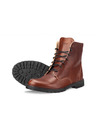 Vasky Damen Lederstiefeletten dunkelbraun - Herbst / Winter Stiefel, Vasky Lydie Schuhe