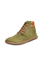 Vasky Damen Grüne Leder Barefoot Schuhe Vasky Terry High Green