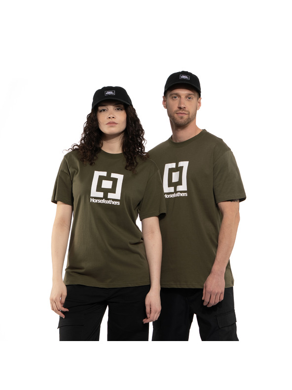 Horsefeathers Base T-Shirt - burnt olive Größe L HORSEFEATHERS