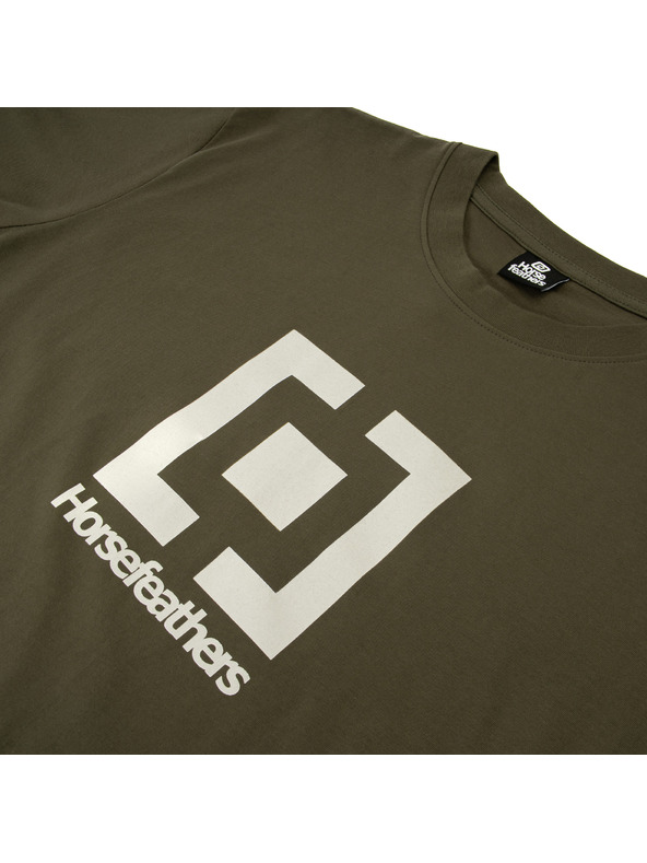 Horsefeathers Base T-Shirt - burnt olive Größe L HORSEFEATHERS