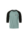 Horsefeathers T-shirt Dynamo Raglan - blauer Dunst/schwarz HORSEFEATHERS