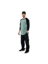 Horsefeathers T-shirt Dynamo Raglan - blauer Dunst/schwarz HORSEFEATHERS