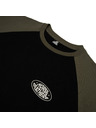 Horsefeathers T-shirt Dynamo Raglan - schwarz/verbrannt oliv HORSEFEATHERS