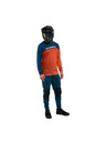 Horsefeathers Herren-Radtrikot Quantum petrol/gebeizt orange HORSEFEATHERS