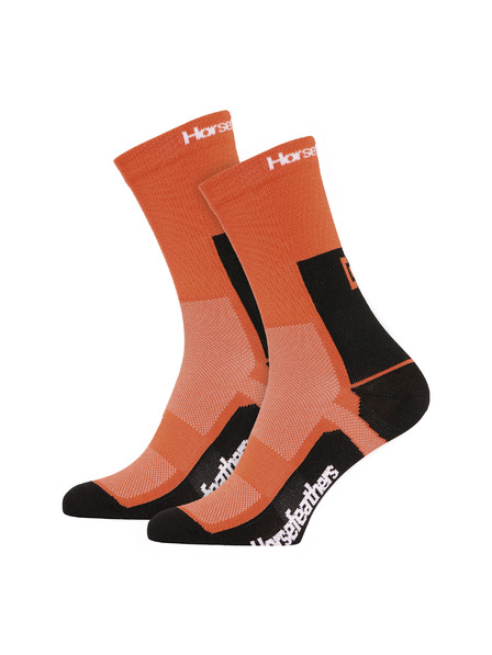 Horsefeathers Technische Funktionssocken Cadence Long - burnt orange HORSEFEATHERS