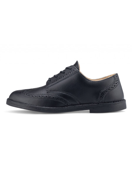 Vasky Herren Leder Halbstiefel Schwarz - Frühling / Herbst Stiefel, Schuhe Vasky Brogue Low Noir