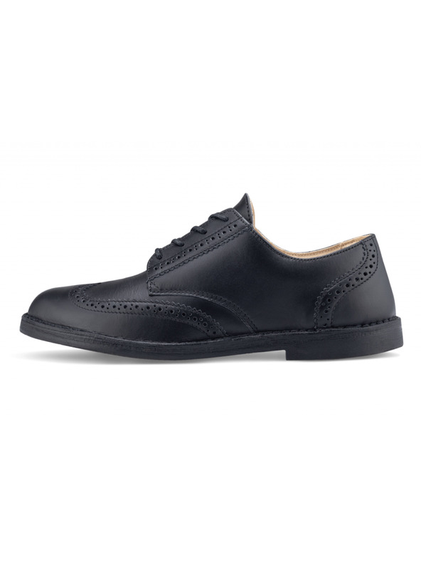 Vasky Herren Leder Halbstiefel Schwarz - Frühling / Herbst Stiefel, Schuhe Vasky Brogue Low Noir