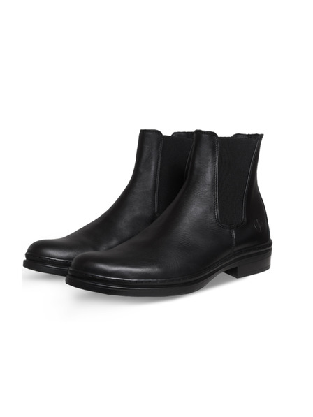 Vasky Herren Leder Chelsea Stiefel Schwarz Vasky Chelsea