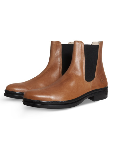 Vasky Herren Leder-Chelsea-Stiefel Hellbraun Vasky Chelsea Caramel