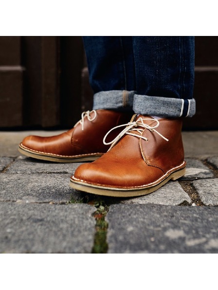 Vasky Herren Lederstiefel braun - Frühling / Herbst Stiefel, Schuhe Vasky Desert Brown