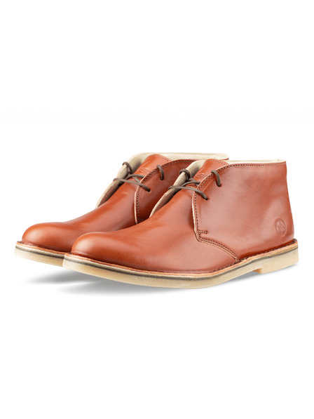 Vasky Herren Lederstiefel braun - Frühjahr / Herbst Stiefel, Schuhe Vasky Desert Cognac