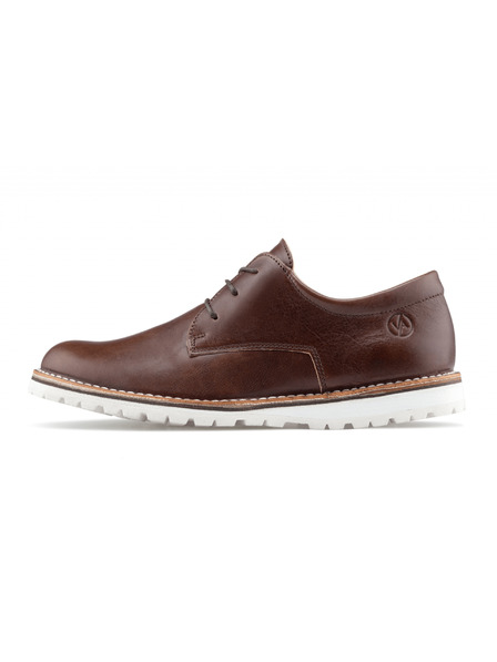 Vasky Herren Leder Halbstiefel Dunkelbraun - Frühling / Herbst Vasky Derby Dunkelbraun