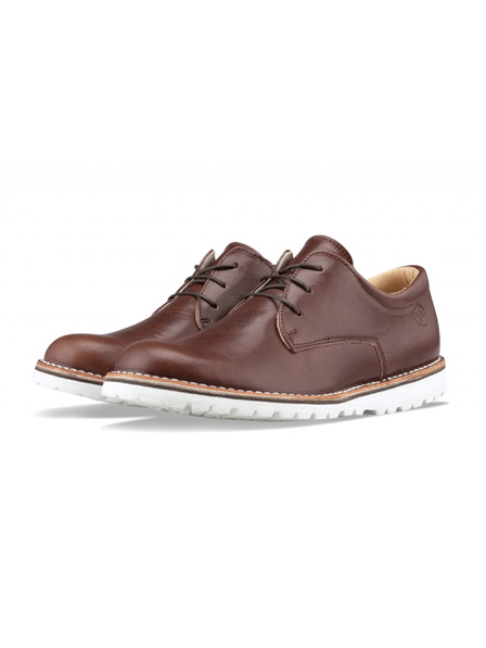 Vasky Herren Leder Halbstiefel Dunkelbraun - Frühling / Herbst Vasky Derby Dunkelbraun