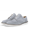 Vasky Herren Grau Leder Halbstiefel - Frühling / Herbst Stiefel, Schuhe Vasky Brogue Low