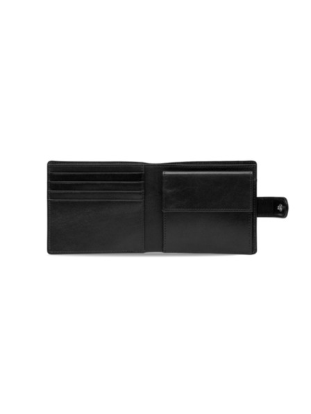 Vasky Vasky Fredy Black - Portemonnaie aus Leder schwarz - Herren Tschechische Produktion aus Zlín