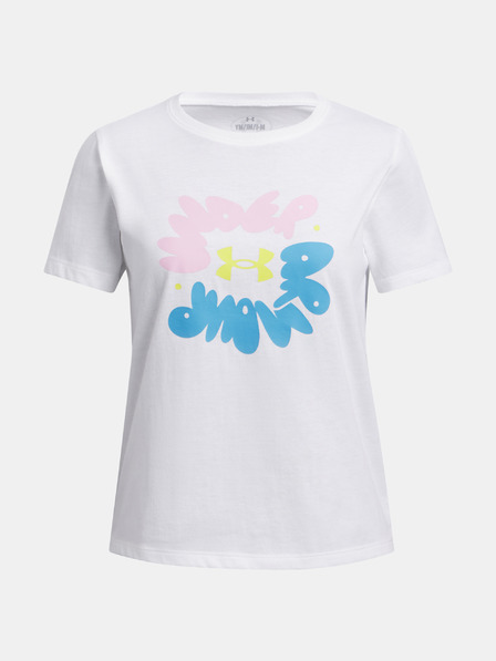 Under Armour Under Armour UA Bubble Wordmark SS T-Shirt für Mädchen