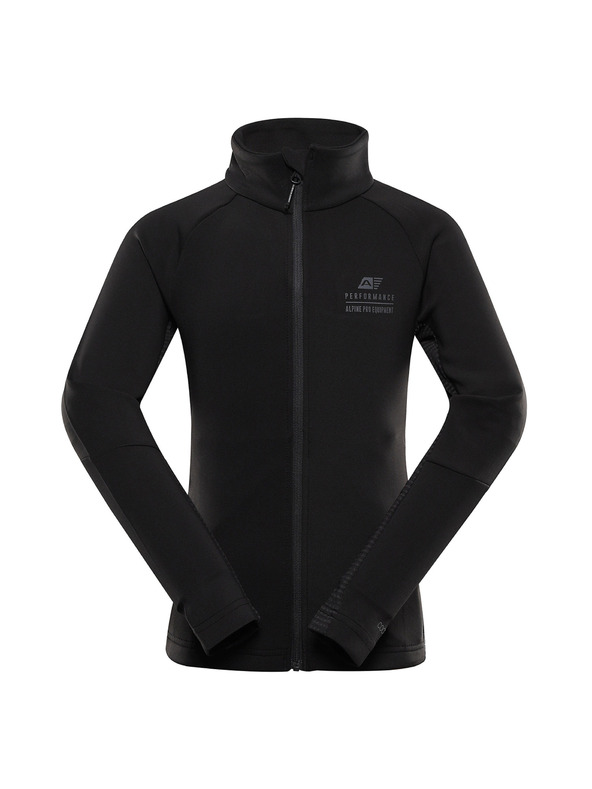 ALPINE PRO Schnelltrocknendes Kinder-Sweatshirt ALPINE PRO GOLLO 2 schwarz