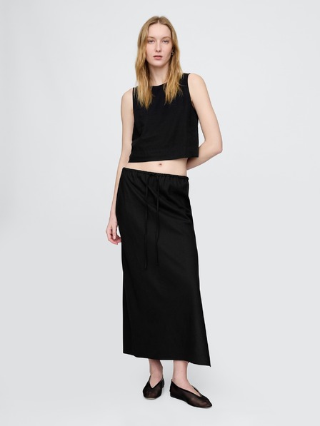 GAP Damen Leinen-Midirock GAP