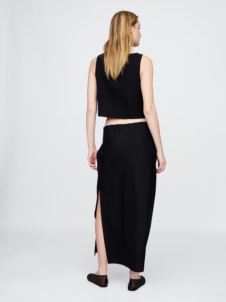 GAP Damen Leinen-Midirock GAP