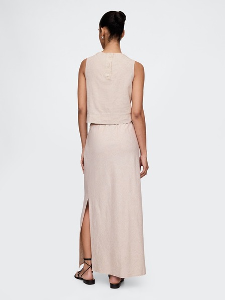 GAP Damen Leinen-Midirock GAP
