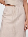 GAP Damen Leinen-Midirock GAP
