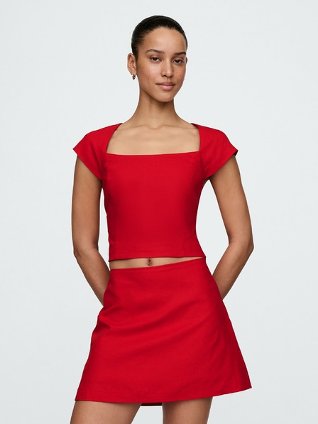 GAP Crop-Top aus Leinen GAP