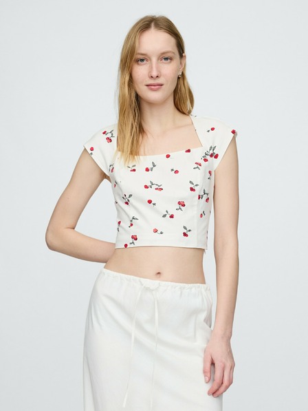 GAP Crop-Top aus Leinen GAP