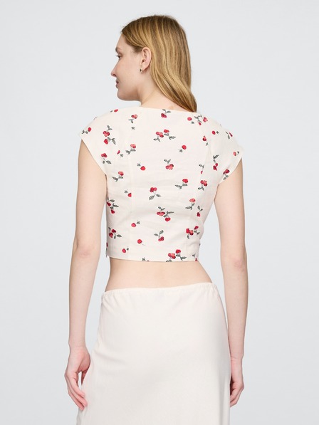 GAP Crop-Top aus Leinen GAP