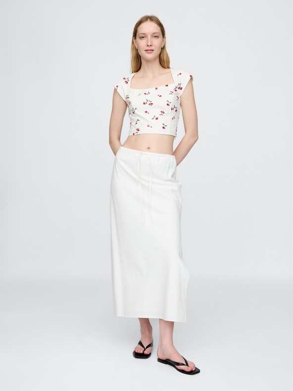 GAP Crop-Top aus Leinen GAP