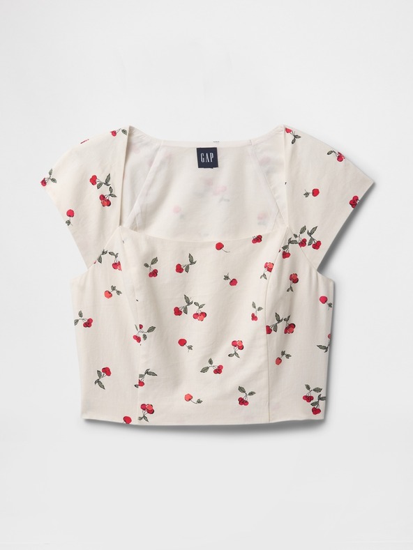 GAP Crop-Top aus Leinen GAP