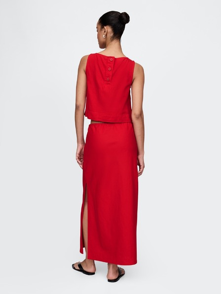 GAP Damen Leinen-Midirock GAP