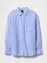 GAP Damen Leinen-Oversize-Hemd Big Shirt GAP