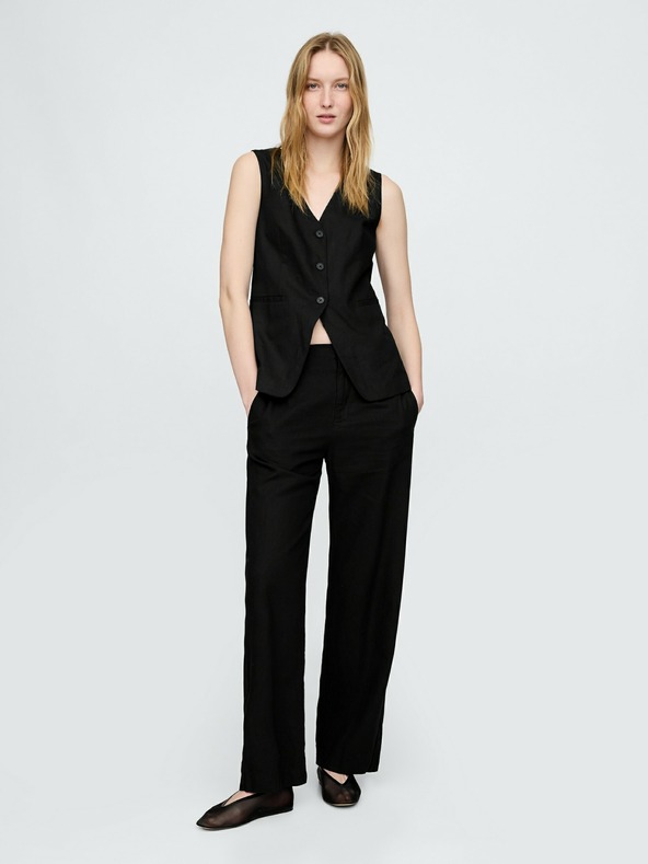 GAP Damen Leinenhose Straight GAP